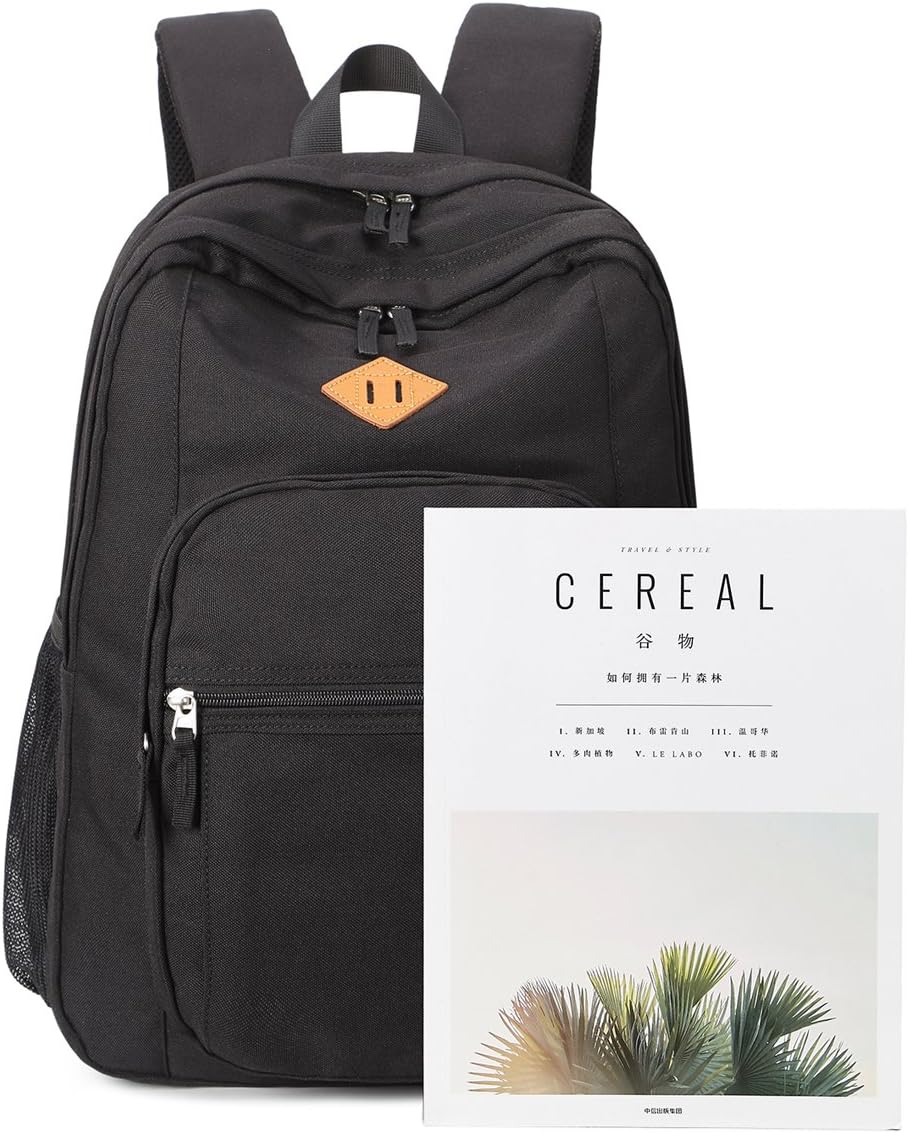 abshoo Classical Basic Travel Backpack For School Water Resistant Bookbag - Image 10
