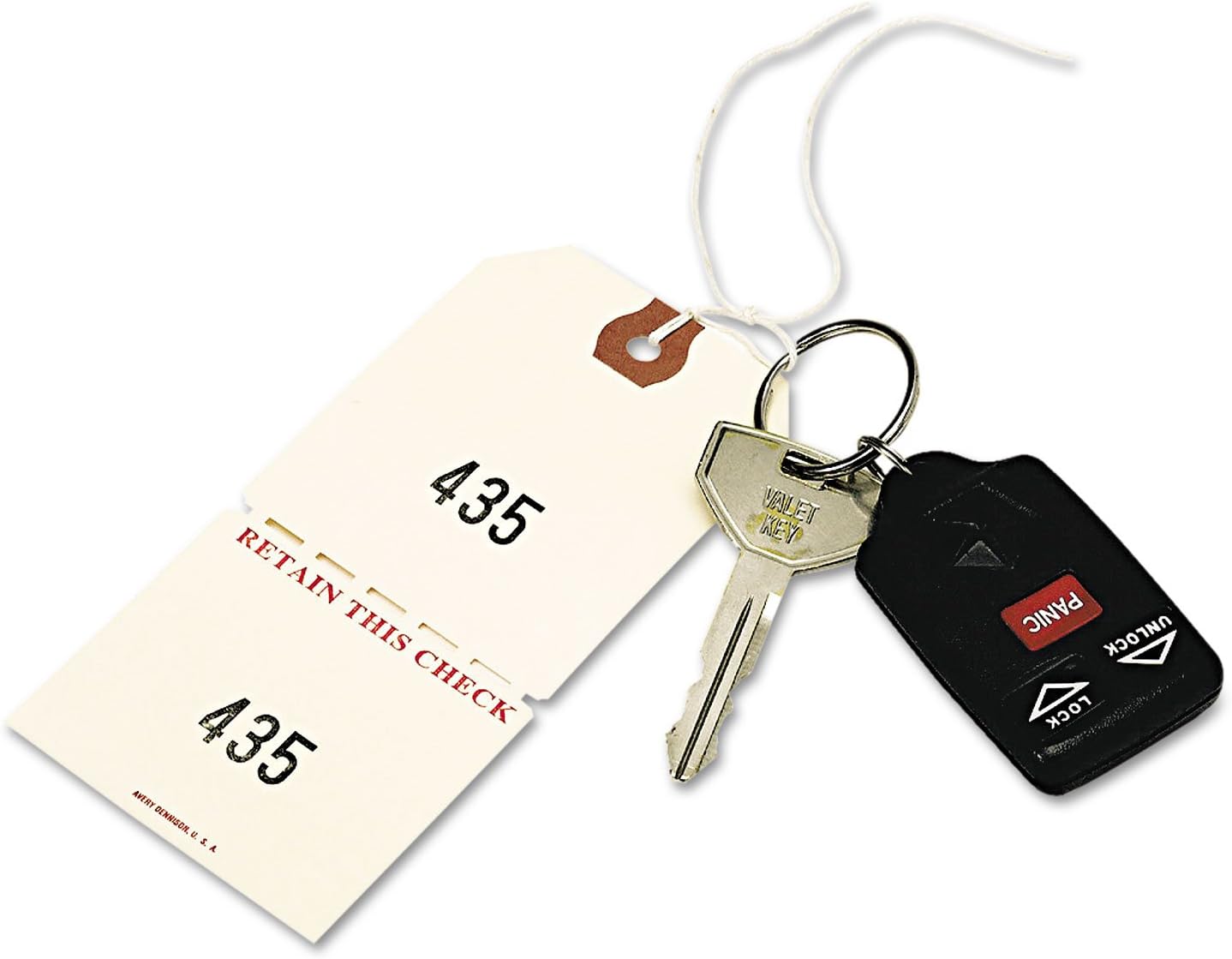 Avery 18670 Duplicate Auto Park Tags, 1-500, 4 3/4 x 2 3/8, Manila (Box of 500) - Image 3