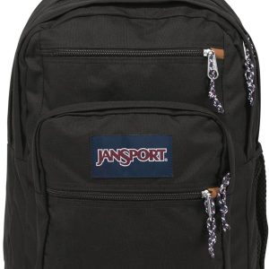 JanSport Cool Backpack, with 15-inch Laptop Sleeve - Large Computer Bag Rucksack with 2 Compartments, Ergonomic Straps, Black